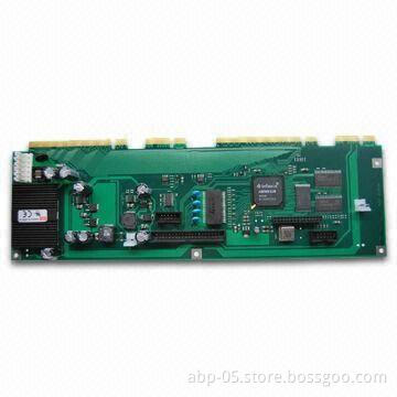4-layered PCB Assembly, Gold Finger, Used for Communication Products